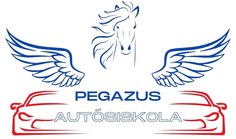 Pegazus Autósiskola Debrecen logó